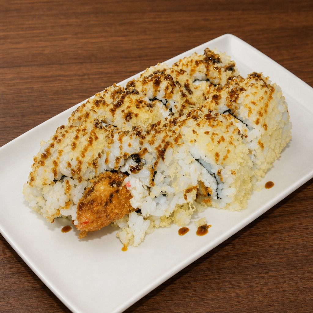 Shrimp Crunch Roll.
