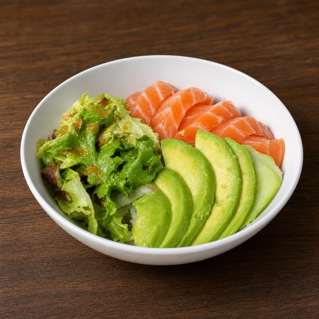 Salmon Sashimi Bowl.