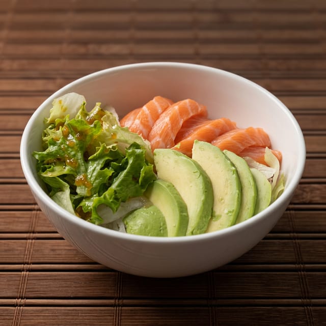 Salmon Sashimi Bowl.